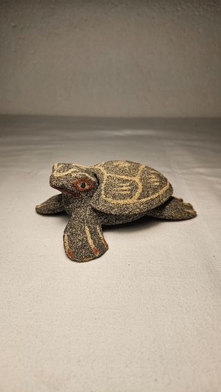 Tartaruga portaoggetti sabbia