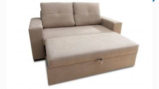 Sofa cama beige - 2 plazas