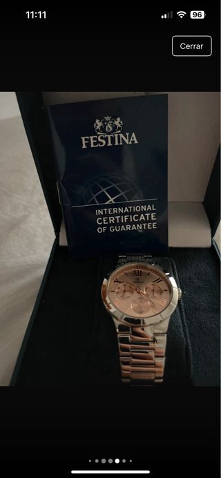 Festina reloj mujer | Rosa y plata