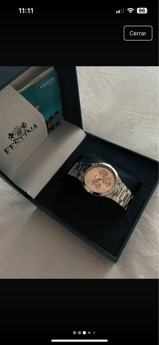 Festina reloj mujer | Rosa y plata