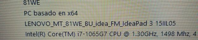 Lenovo IdeaPad 3 15IIL05: Piezas