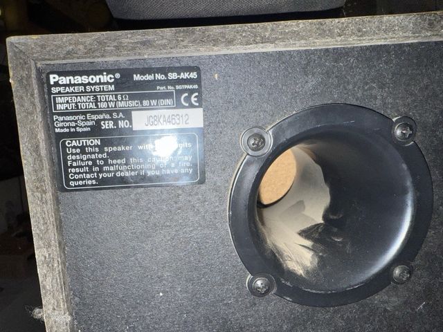 Altavoces Panasonic - Minicadena