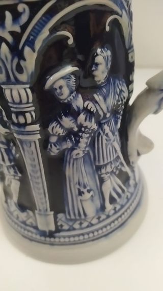 Brocca Porcellana Blu-Bianca 1,5 LT
