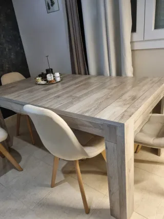 Mesa comedor extensible