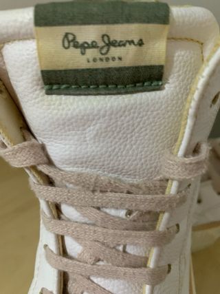 Pepe Jeans - zapatillas altas blancas