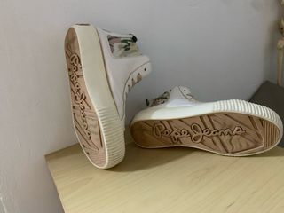 Pepe Jeans - zapatillas altas blancas