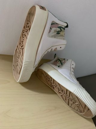 Pepe Jeans - zapatillas altas blancas