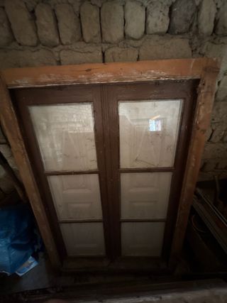 4 ventanas Antiguas de Madera