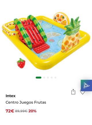 Piscina Intex infantil con tobogán