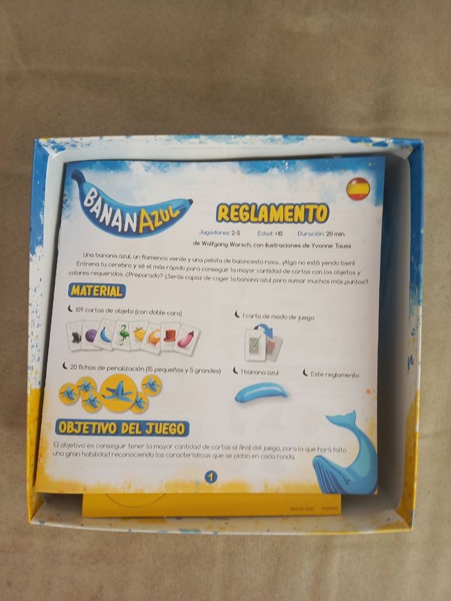 Perfecto Estado Banana Azul Juego De Mesa Mercurio