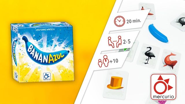 Perfecto Estado Banana Azul Juego De Mesa Mercurio