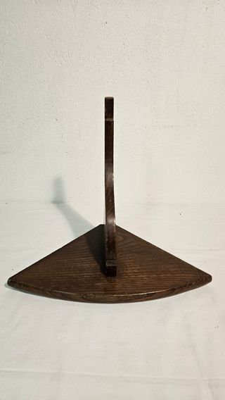 Mensola angolare vintage legno