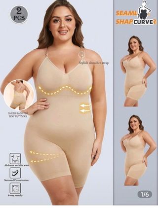 Faja moldeadora Seamless Shapecurve beige