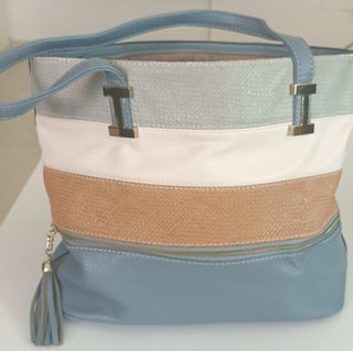 Bolso juvenil tricolor
