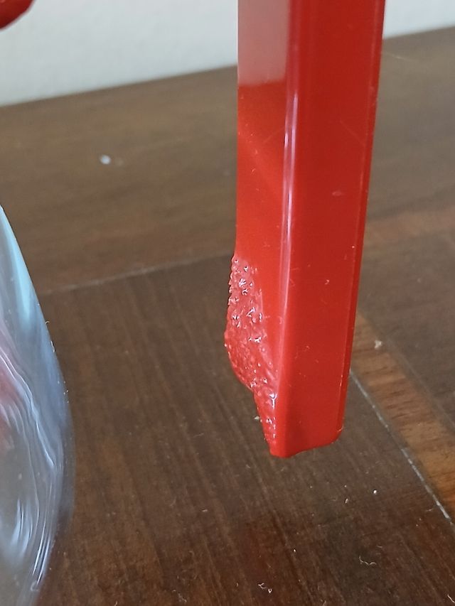 Teiera Pyrex vintage rossa