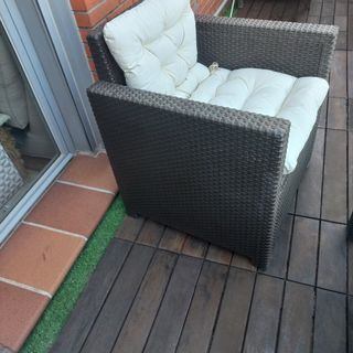 Conjunto terraza/jardín - Sillones y mesa