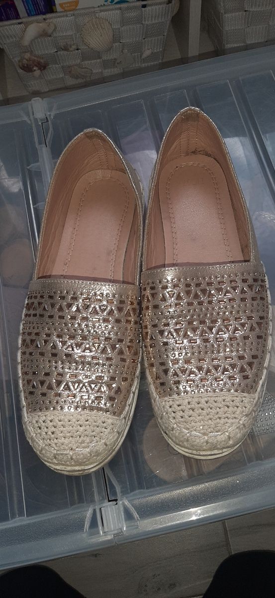 Espadrillas oro 37 - Ottime condizioni
