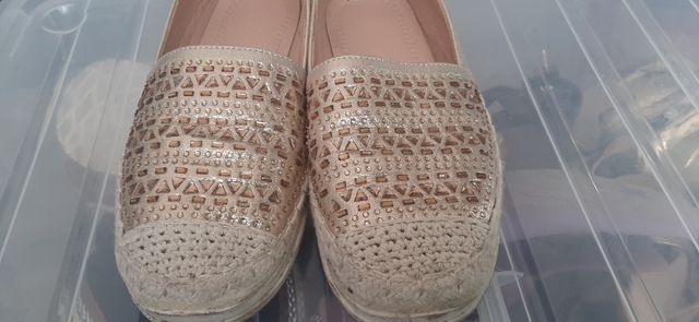 Espadrillas oro 37 - Ottime condizioni
