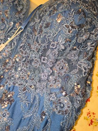 Vestido azul fiesta talla 42