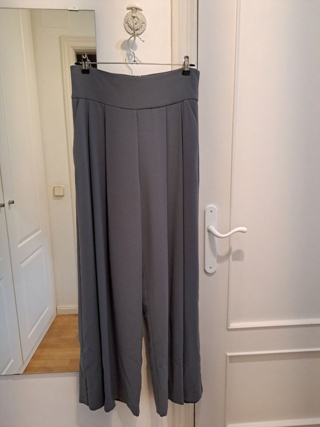 Pantalón Palazzo Gris