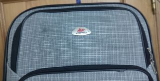 Maleta tela Easy trip de 4 ruedas - gris y Negra