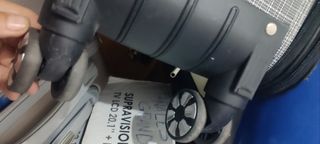Maleta tela Easy trip de 4 ruedas - gris y Negra