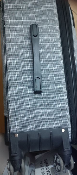 Maleta tela Easy trip de 4 ruedas - gris y Negra