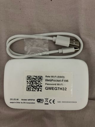 WebPocket Modem 4G+ Wi-Fi portatile