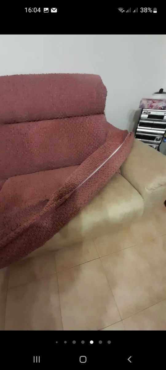 Copridivano 4 posti rosa