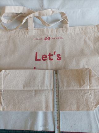 Bolsa H&M - Beige y Roja