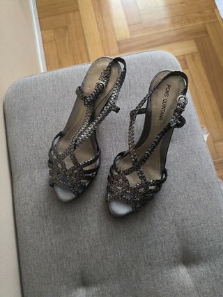 Sandalias Pons Quintana grises