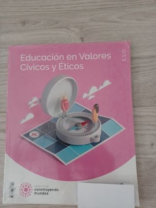 Libro Educación en Valores Cívicos y Éticos ESO