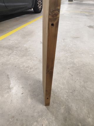 Estante de madera marrón decowood 60*20 cm 