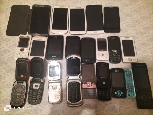 Móviles antiguos - Colección algunos funcionan