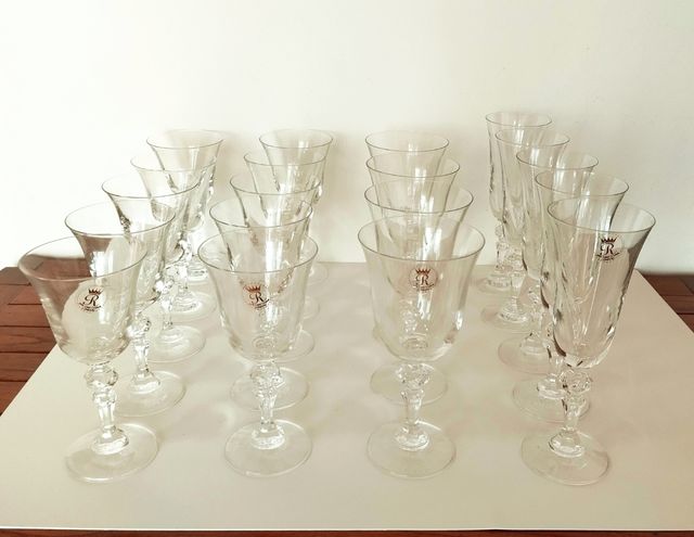 Cristalería de Bohemia. Real London - 44 copas