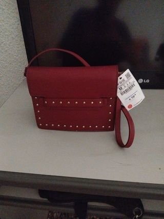 Bolso bandolera  rojo