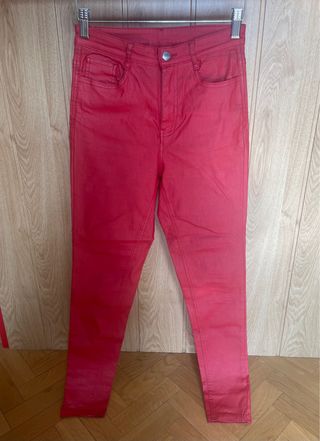 Pantalones Calzedonia rojos