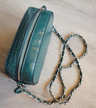 Borsa a tracolla verde Stradivarius