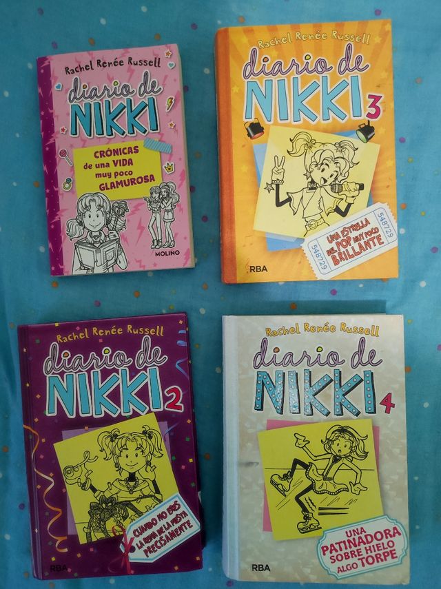12 libros Diario de Nikki