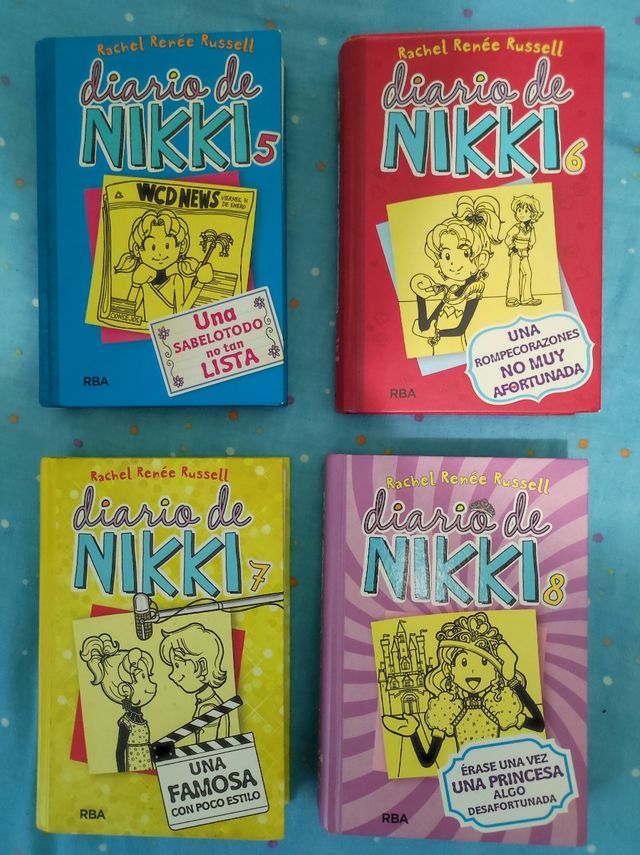 12 libros Diario de Nikki