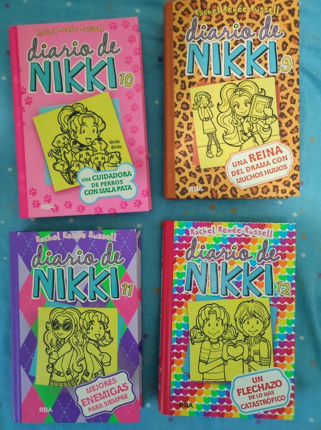 12 libros Diario de Nikki