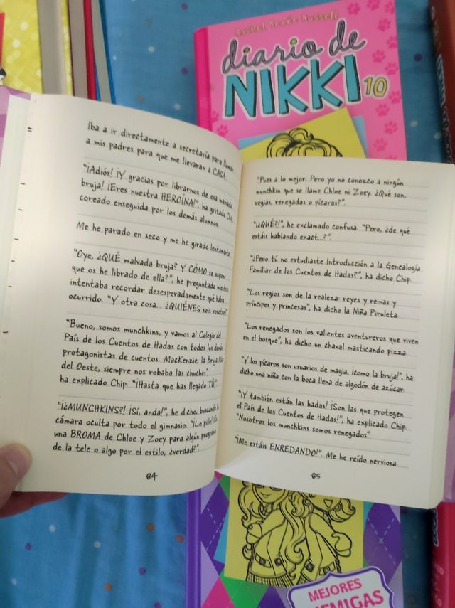 12 libros Diario de Nikki