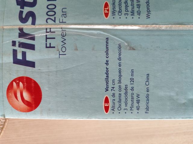 Ventilador Torre Firstline FTF2001