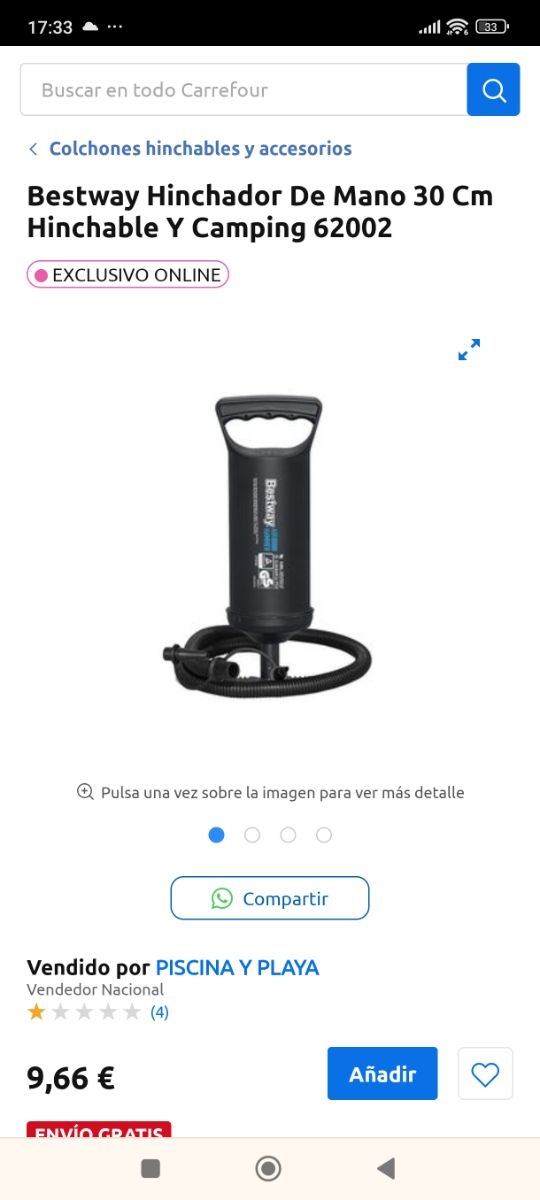 Bestway Hinchador Camping