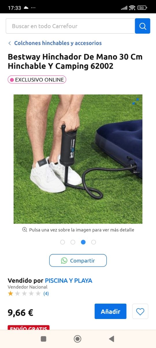 Bestway Hinchador Camping