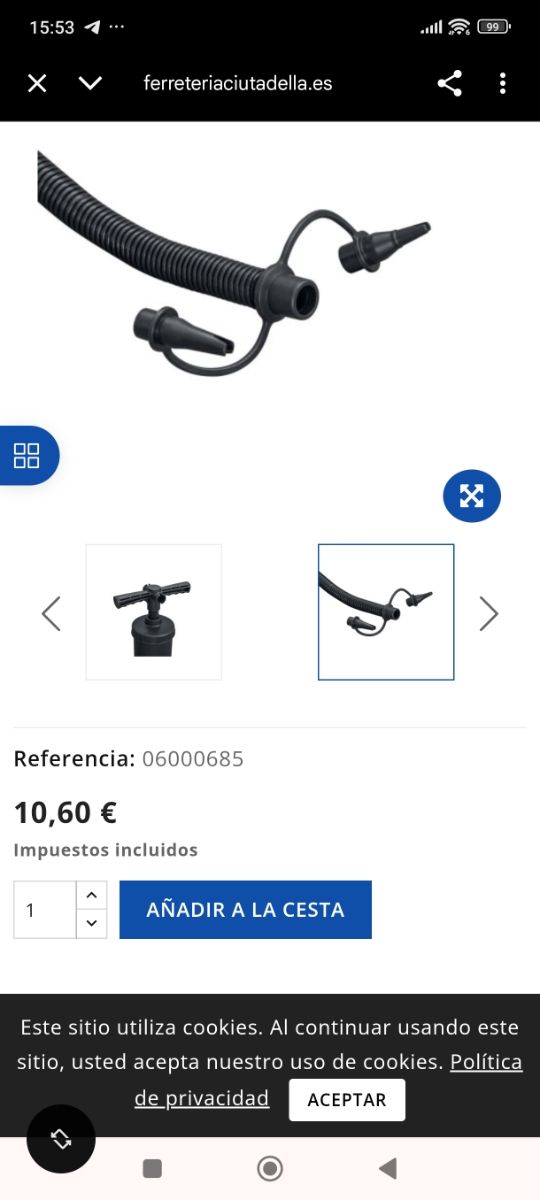 Bestway Hinchador Camping