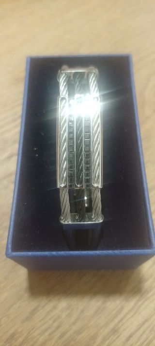 Pulsera Swarovski hombre plata