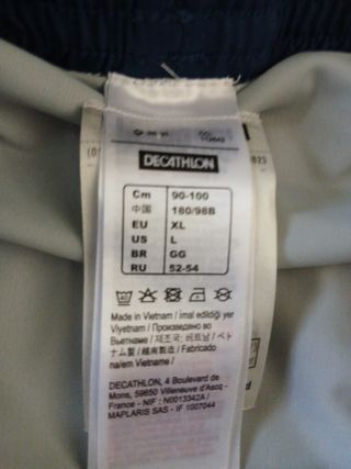 Pantaloncini surf TRIBORD arancioni