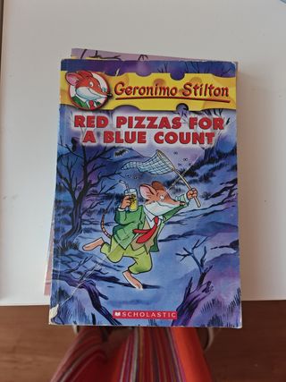 Libros de gerónico homo Stilton en inglés.