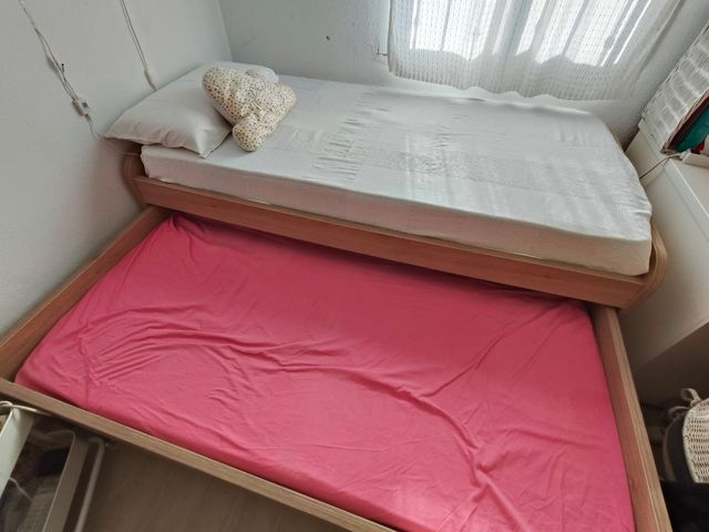 Cama nido madera - 2 camas